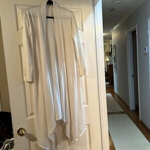 White cardigan size small lightly used very soft